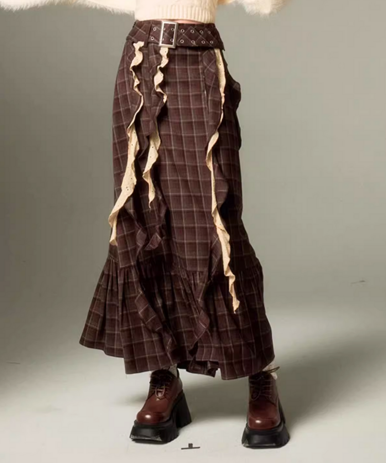 ブラウン ニット フリルスカート E03397EW09423_fw_thumbM.jpg