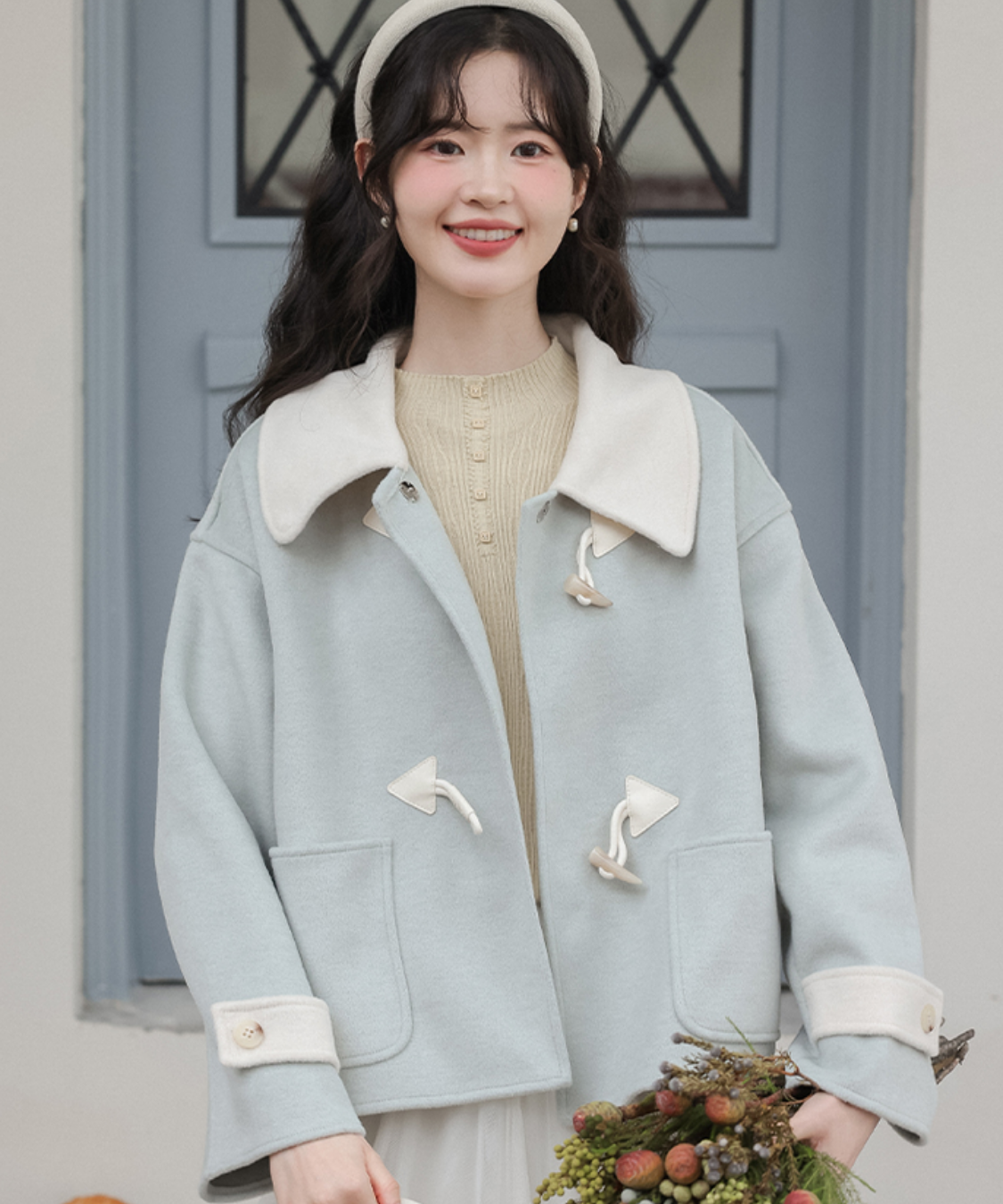 配色ビッグカラートグルショートコート – jemiremi(ジェミレミ) 配色ビッグカラートグルショートコート – jemiremi(ジェミレミ)