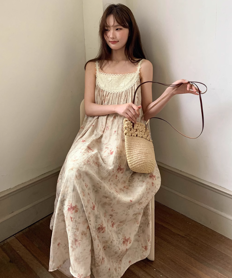 レースドッキングフラワーキャミワンピース – jemiremi(ジェミレミ) レースドッキングフラワーキャミワンピース – jemiremi(ジェミレミ)