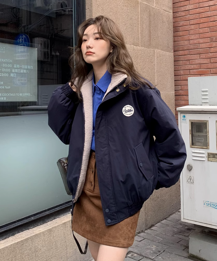 スタンドカラー裏ボアジャケット – jemiremi(ジェミレミ) スタンドカラー裏ボアジャケット – jemiremi(ジェミレミ)