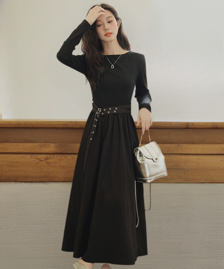 ボートネックダブルベルトワンピース – jemiremi(ジェミレミ) ボートネックダブルベルトワンピース – jemiremi(ジェミレミ)