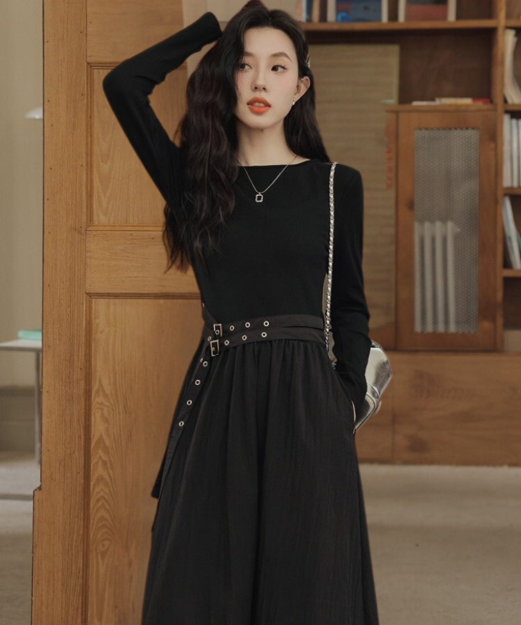 ボートネックダブルベルトワンピース – jemiremi(ジェミレミ) ボートネックダブルベルトワンピース – jemiremi(ジェミレミ)