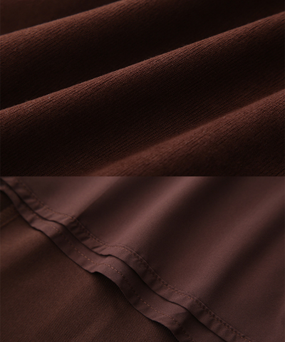 配色リボンブラウス＋サスペンダースカート2点セット