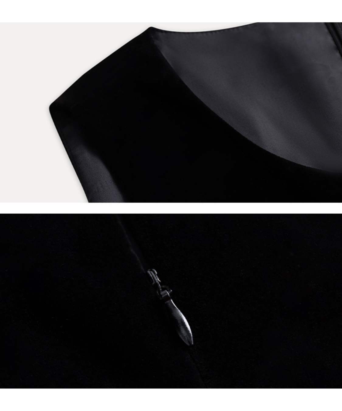 ノースリーブジャンスカ風ベルベットワンピース