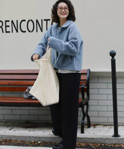 ビッグポケットボアショートジャケット