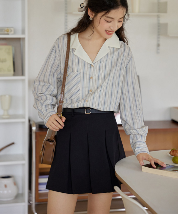 極美品✨ FORMO プリーツスカート 幾何学 ドット ベルト 希少 スカート