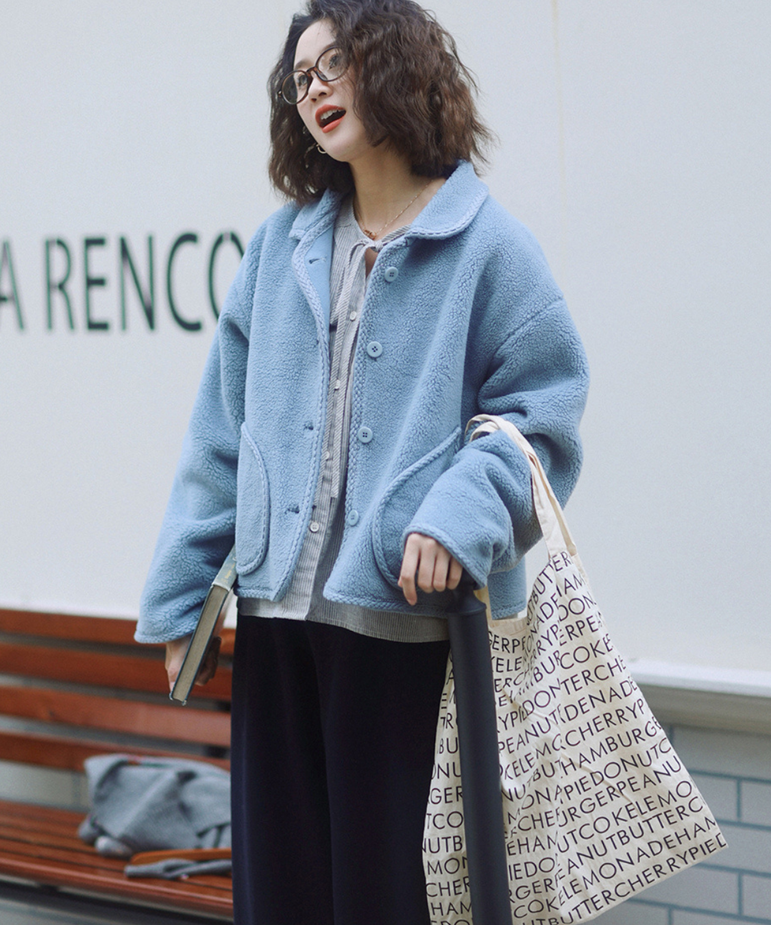 ビッグポケットボアショートジャケット