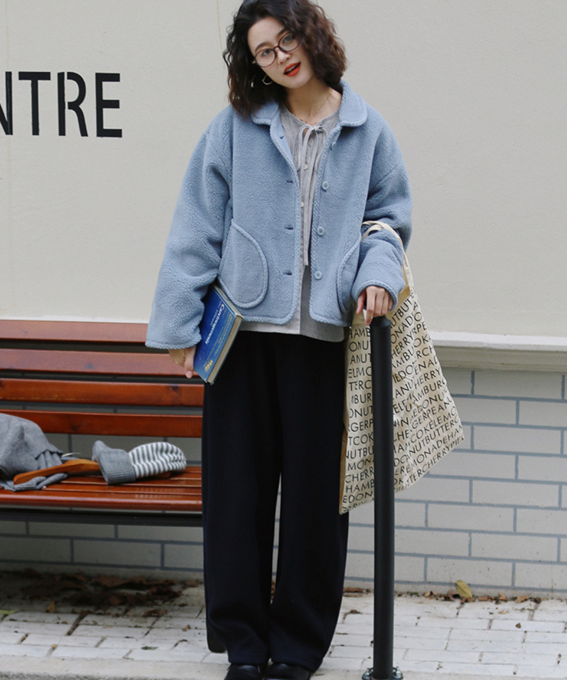 ビッグポケットボアショートジャケット