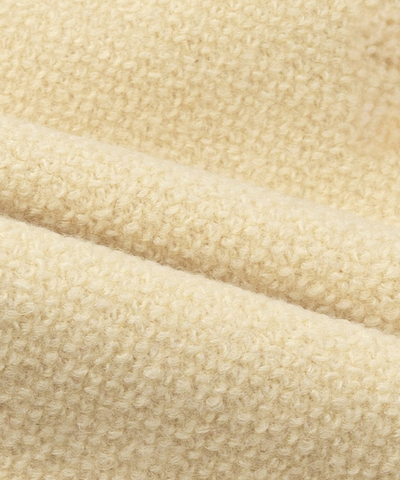 フード付きくるみボタンリボンデザインロングコート