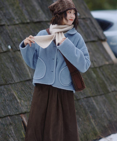 ビッグポケットボアショートジャケット