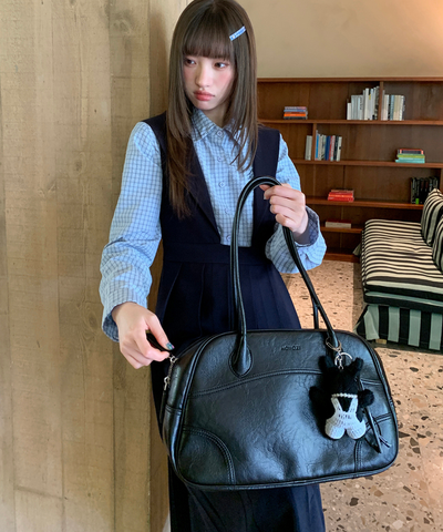 セーラーカラーボックスプリーツロングワンピース