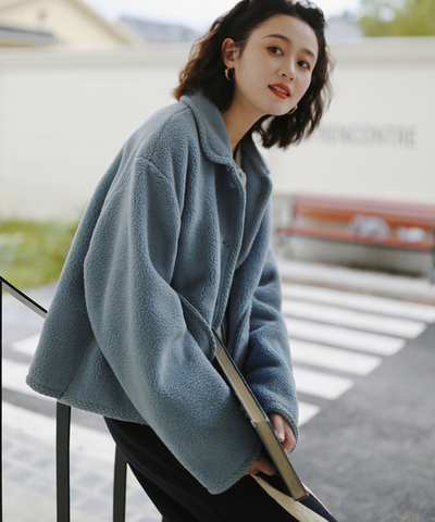 ビッグポケットボアショートジャケット