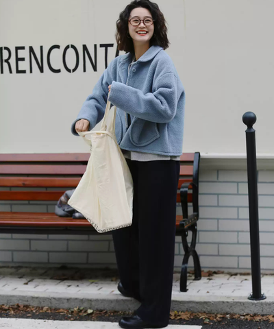 ビッグポケットボアショートジャケット