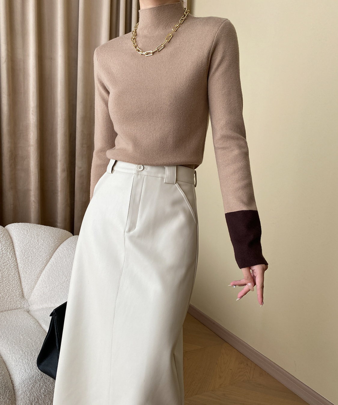 40代以降は清潔感が漂うベーシックコーデを