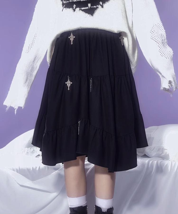 ひざ丈スカート