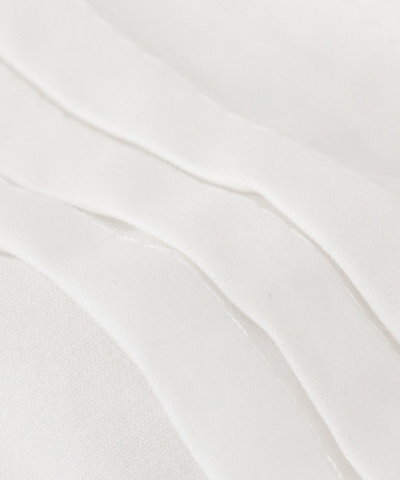 リボンフリル付け襟ブラウス