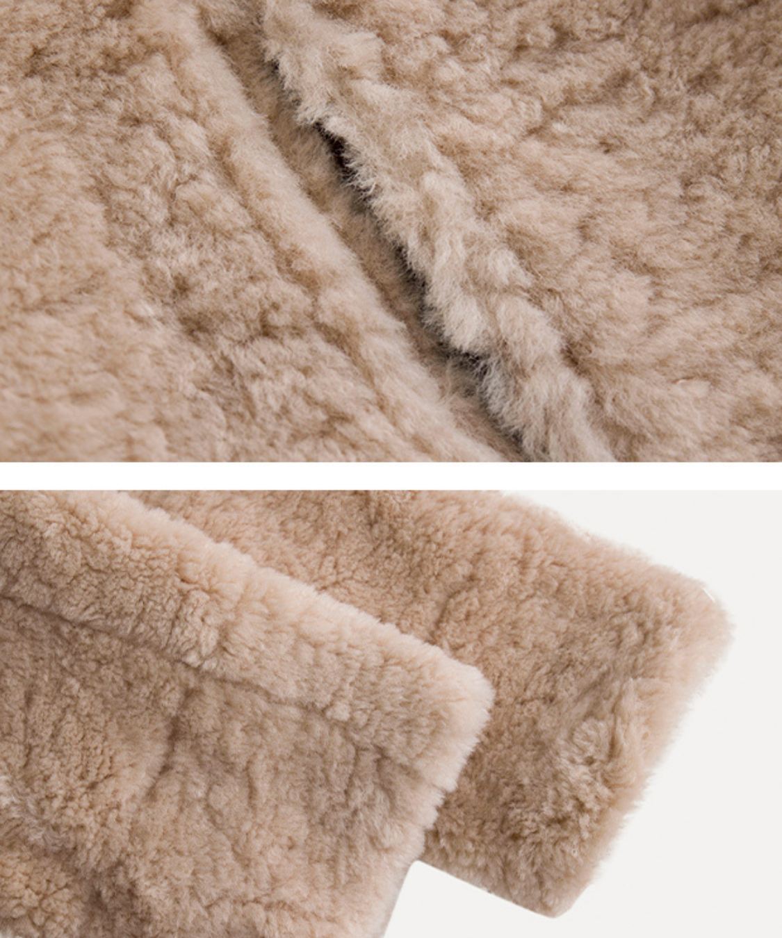 スエード調スタンドカラーリバーシブルボアジャケット