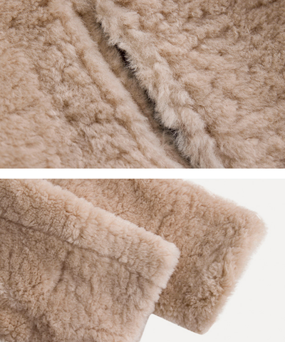 スエード調スタンドカラーリバーシブルボアジャケット