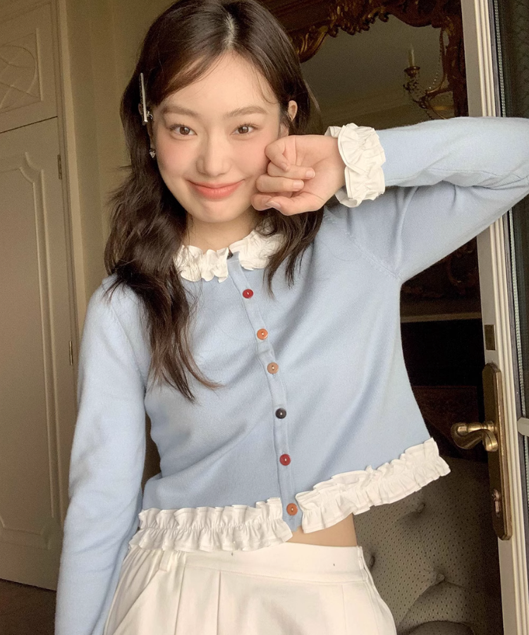 カラフルボタンフリルニットカーディガン – jemiremi(ジェミレミ) カラフルボタンフリルニットカーディガン – jemiremi(ジェミレミ)