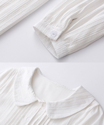 ホワイトフェアリーシャツドレス