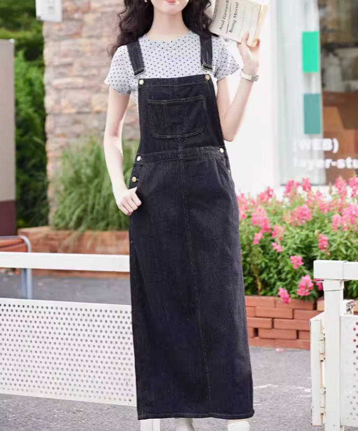 BURBERRY デニム サロペットスカート Anne number of 7 デニムサロペットスカート インディゴ by