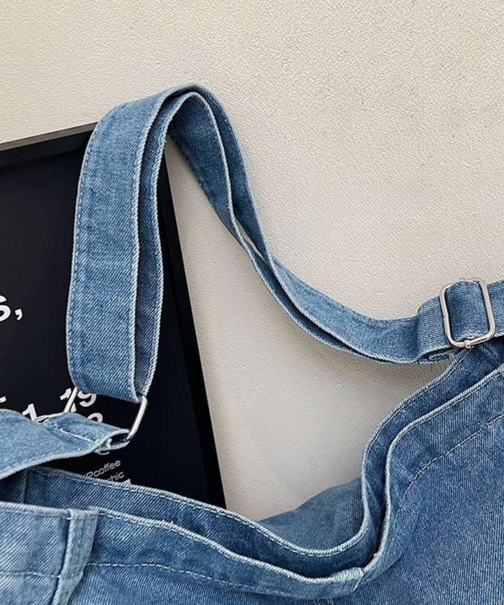サイドベルト付きワンショルダーデニムバッグ – jemiremi（ジェミレミ）
