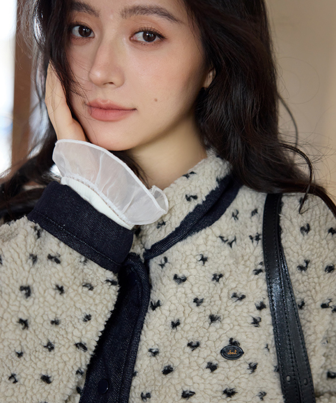 ボア×デニムリバーシブルジャケット