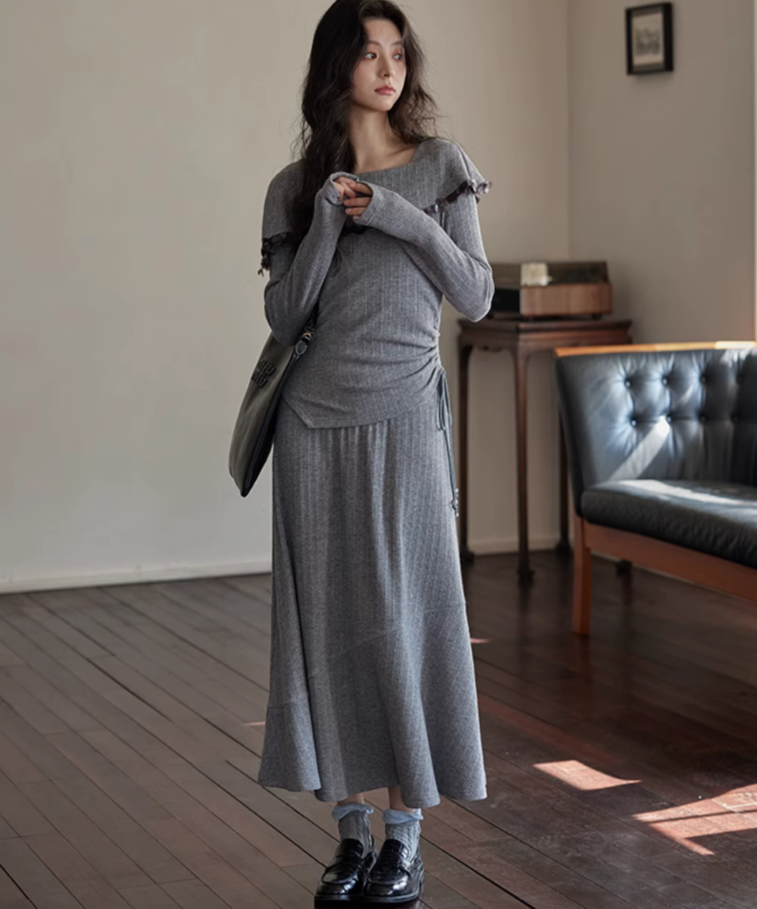 オフショルダートップス＋フレアスカート2点セット – jemiremi