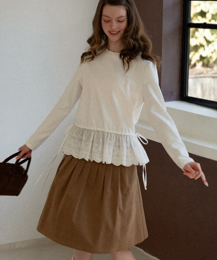 デザインプリーツミドルスカート – jemiremi（ジェミレミ）