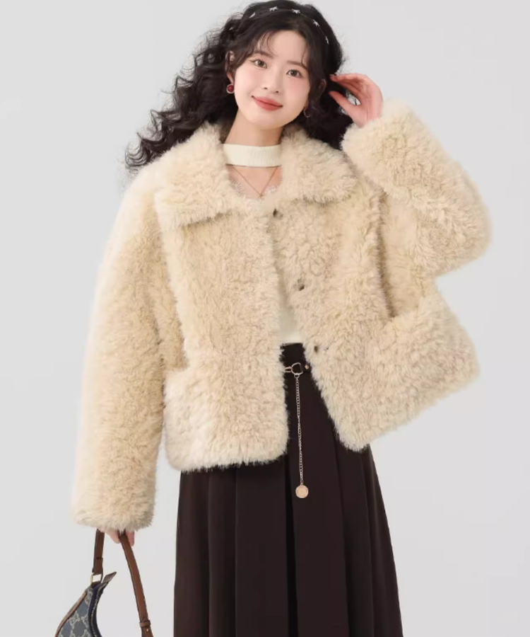 フェイクラムエコファージャケット – jemiremi（ジェミレミ）