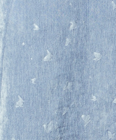 バタフライモチーフキャミワンピ＋ハイネックトップス 2点セット