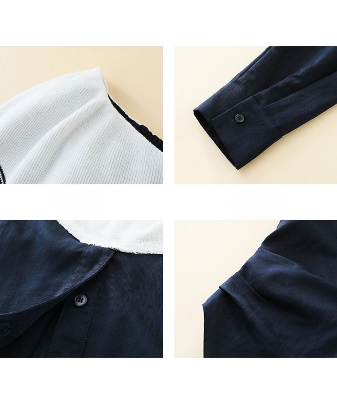 オフショルダーラウンドヨークトップス