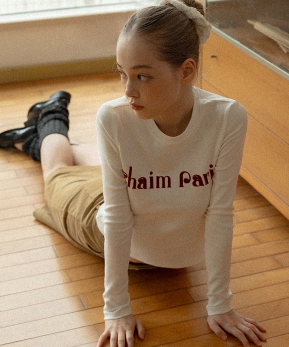 フレンチロゴカットソー