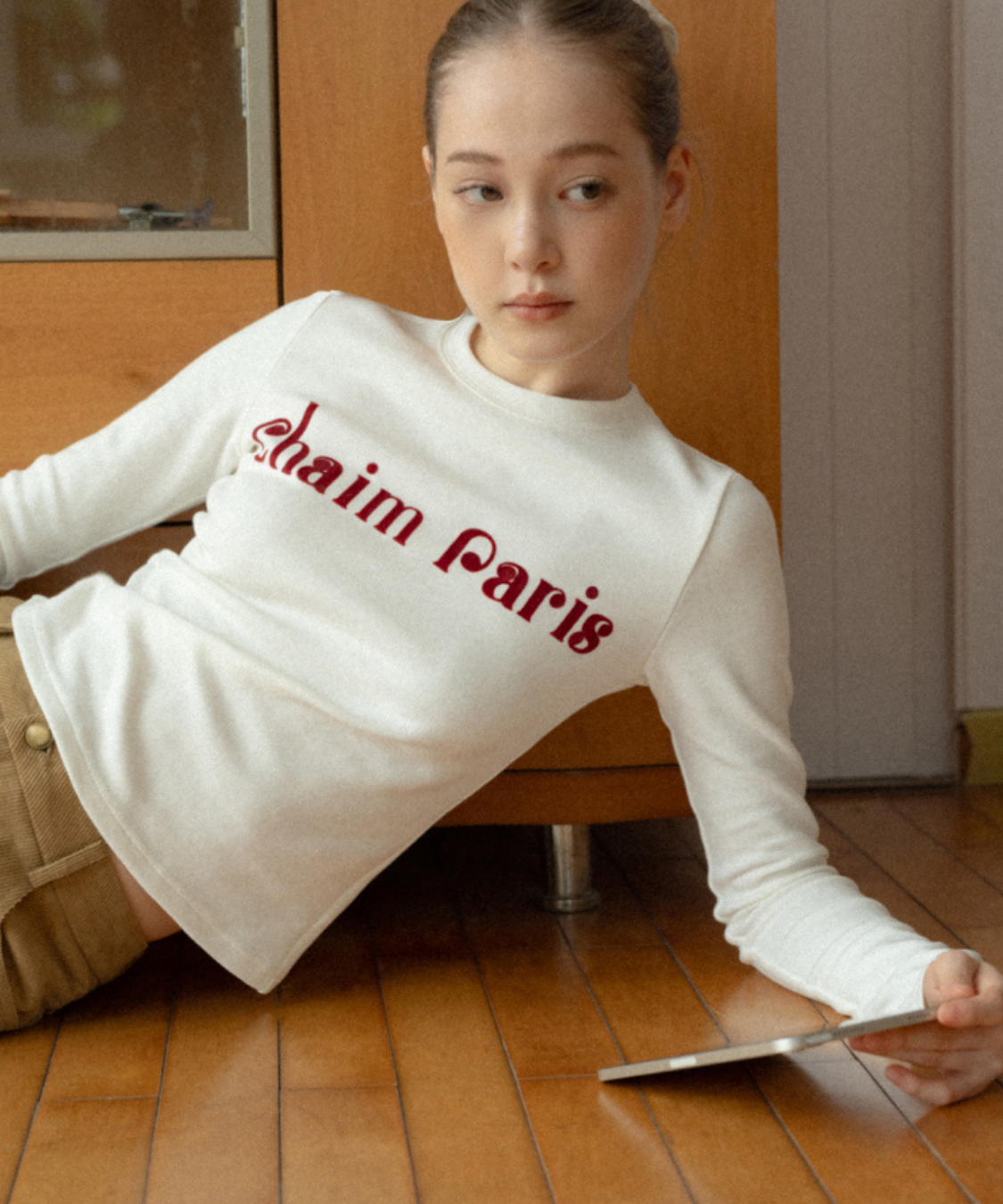 フレンチロゴカットソー