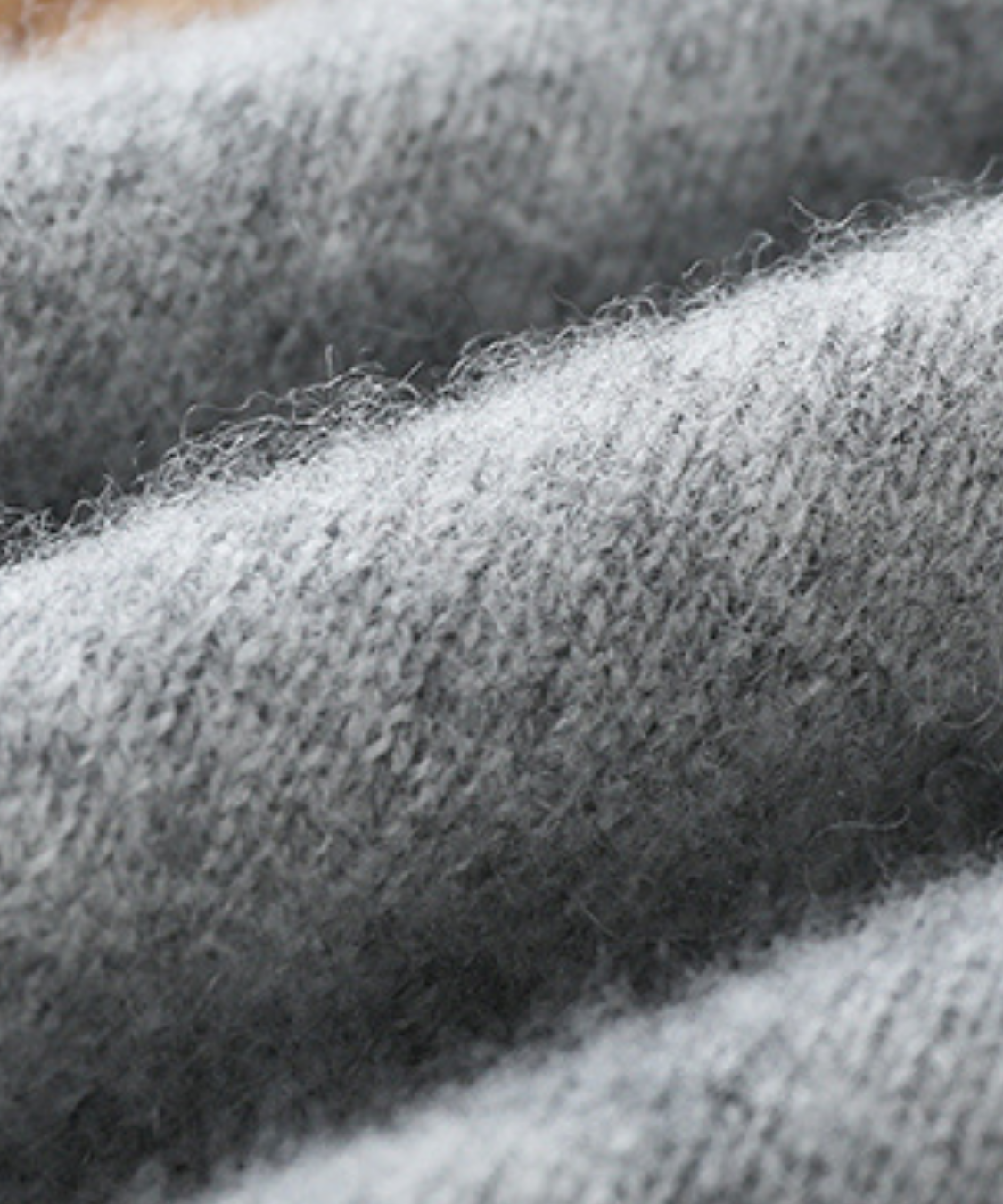 ドッグデザイン襟付きニット