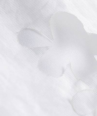 ハイウエストフラワーカットワークスカート