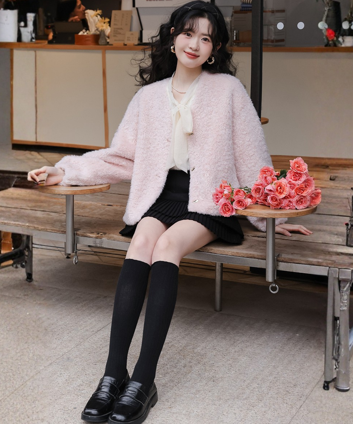 ティアードプリーツミニスカート