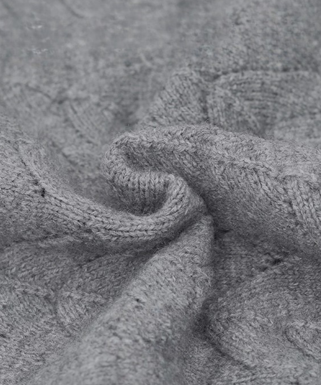 フリルビッグカラーニットカーディガン