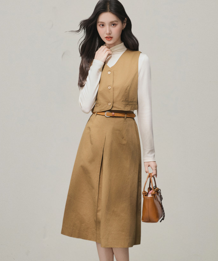 WAAC　ベストとスカート　2点セット極美品 WAAC ベストとスカート 2点セット極美品 WAAC ベストとスカート 2点