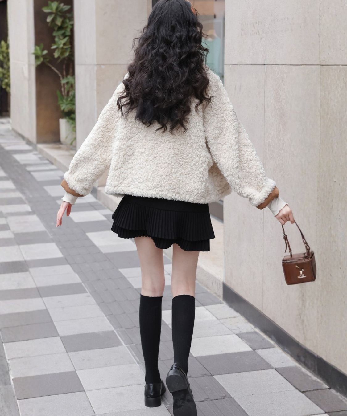 ティアードプリーツミニスカート