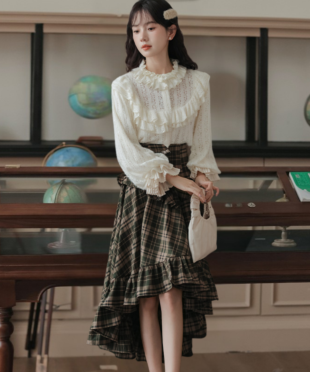 ✨極美品 VIVIENTAM 希少トラ柄 パワーネット フリル スカート ヴァイオレット・エヴァーガーデン アイコニック スカート- mayla classic