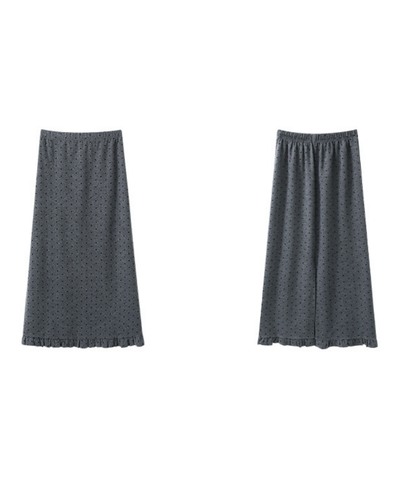 フリルIラインドットスカート