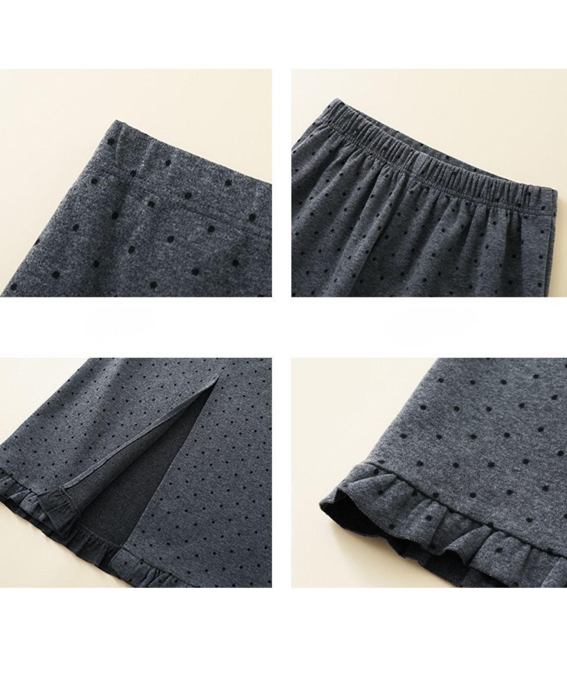 フリルIラインドットスカート