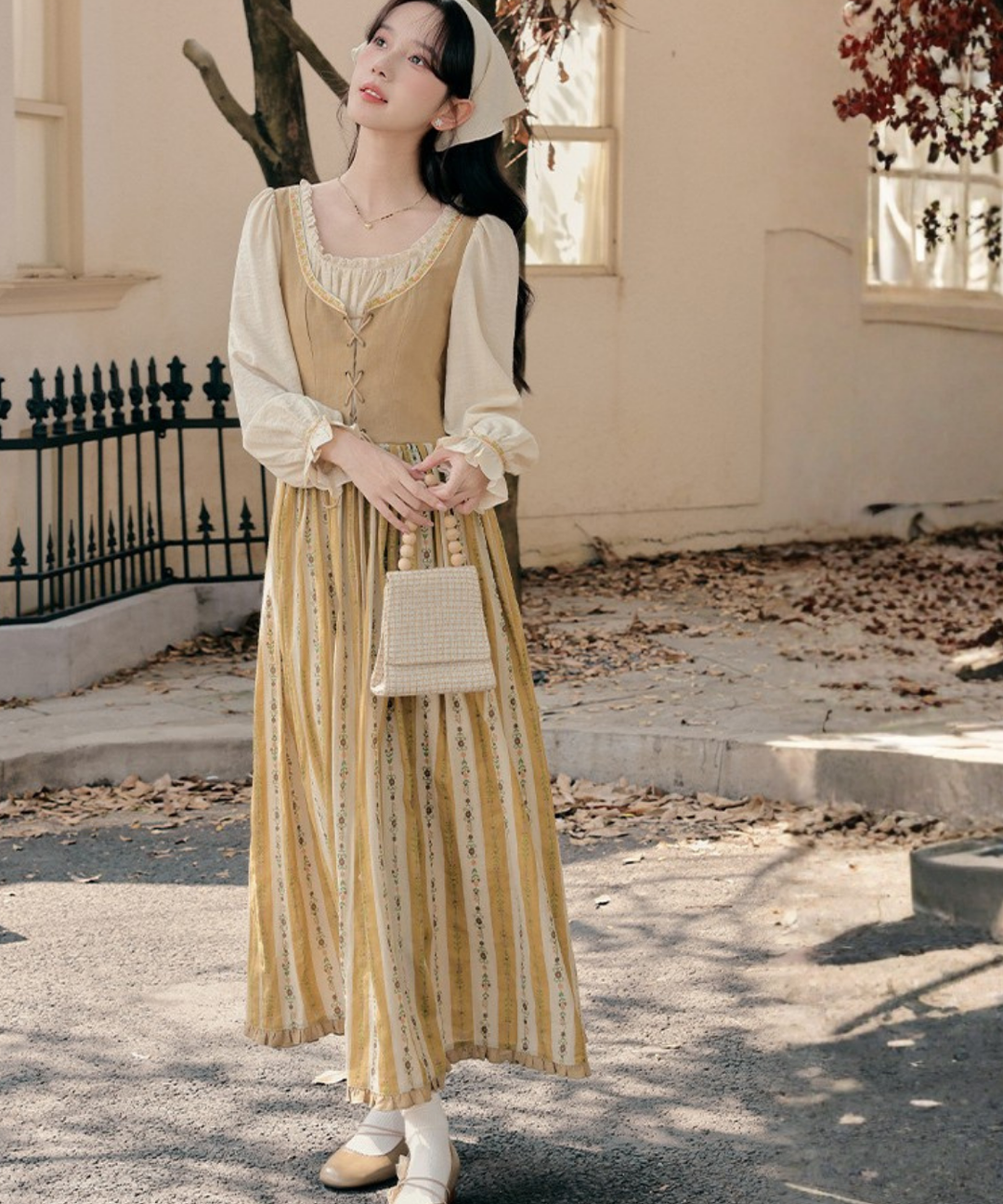 caramel 2y VINTEGE FLAWER ワンピース Caramel GINGER DRESS VINTAGE