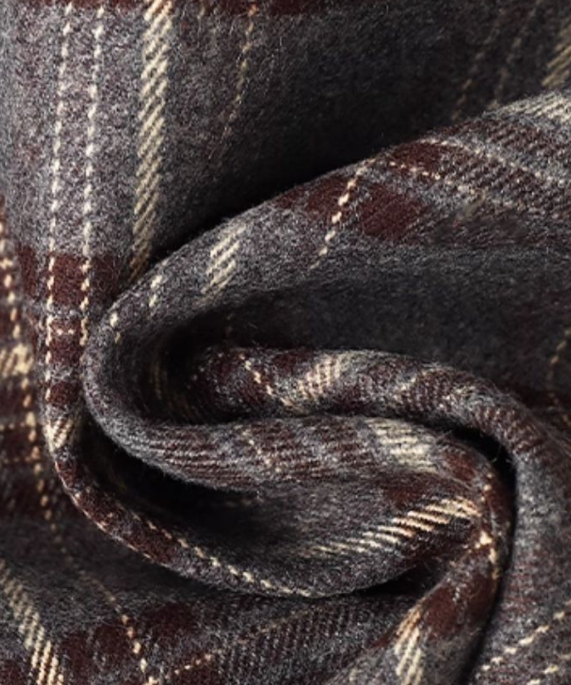 ベルト付きチェックラップ風スカパン