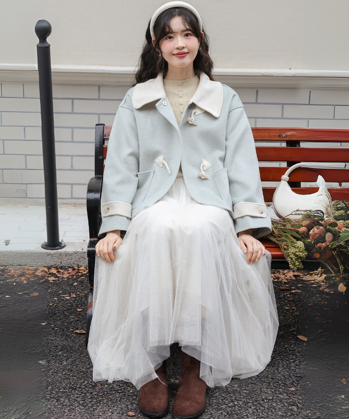 ふんわりチュールフレアスカート