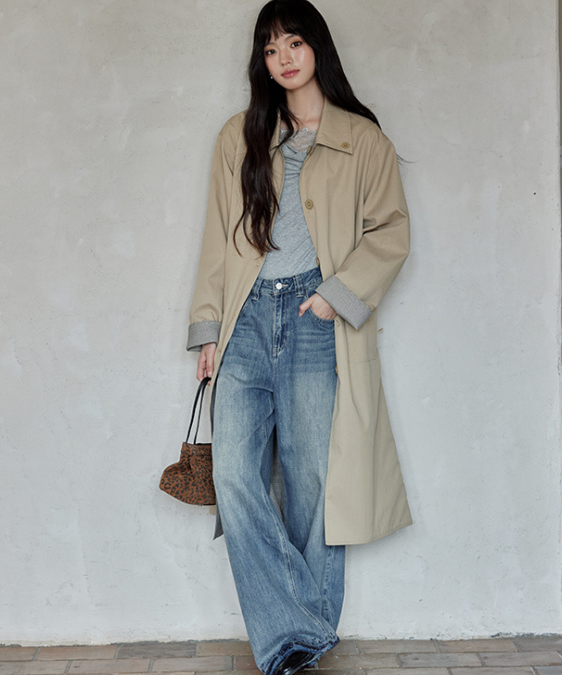 リバーシブル2wayステンカラーコート