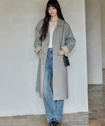 リバーシブル2wayステンカラーコート