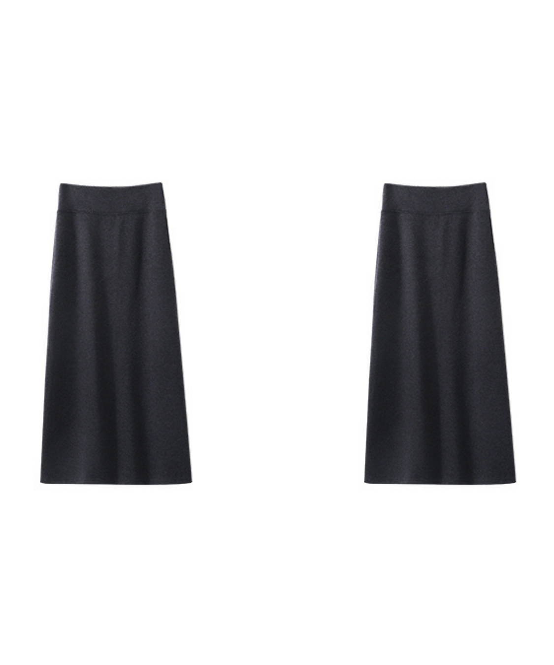 シンプルAラインロングスカート