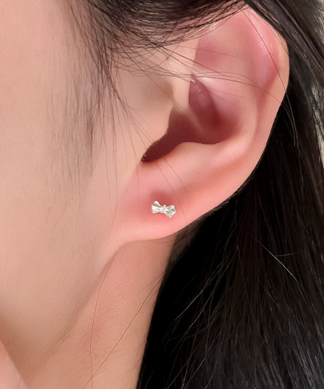 ハートパール調 ビジューピアス ハートパール＋ハートビジュー＋リボンピアス 3点セット – jemiremi